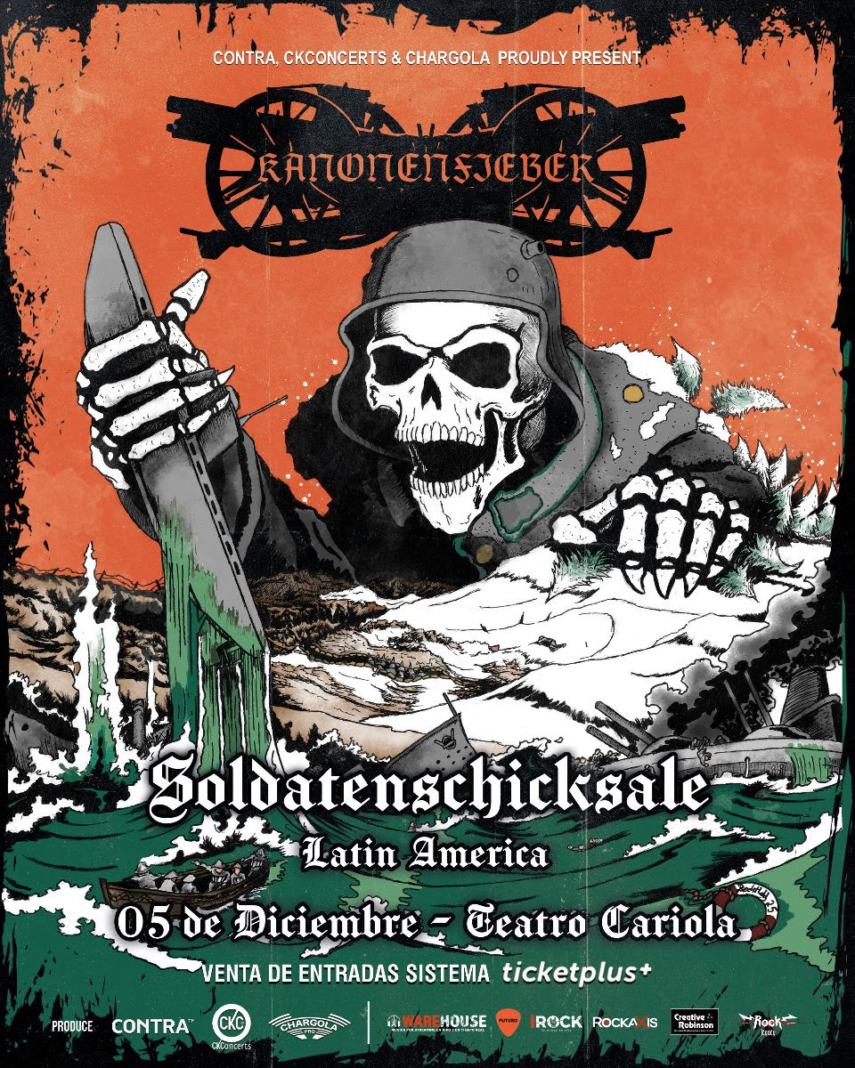 Kanonenfieber confirma su debut en Chile para este 5 de diciembre